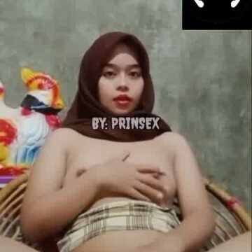 Chiaa Jilbab Coklat VCS Ngangkang Omek